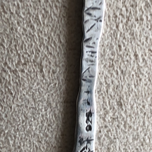 Sterling silver pendant with chain - Picture 2 of 4